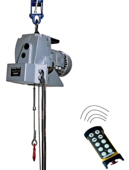 Picture of Tractel TR50 500kg 110volt Minifor Electric Wire Rope Hoist - Remote Control - 40mtr - [TRC-58909-61989] - (LP)