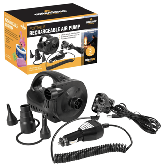 picture of Milestone Camping Portable Rechargeable Air Pump - [BNR-31009] - (DISC-R)