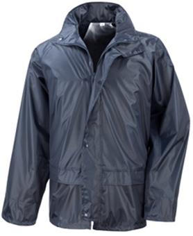 Picture of Result Core 190T Polyester Waterproof with PVC Coating Rain Jacket - Navy Blue - BT-R227X-NVY