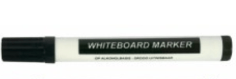 picture of Spectrum Dry Wipe Marker – Black - Pack of 10 - SCXO-CI-13714
