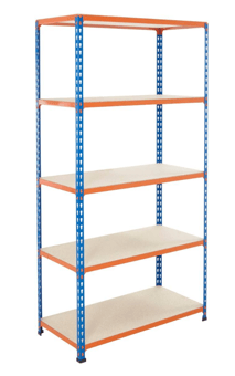 Picture of BiG200 Shelving 5 Levels - Chipboard Shelves - 1830h x 1220w x 455d mm - 140kg UDL - [BDU-B21812045BO]