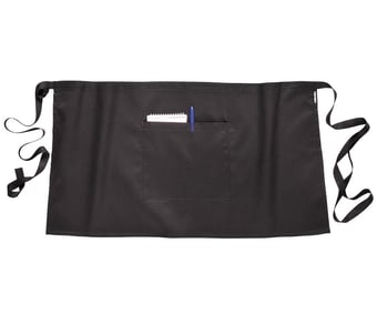 picture of Portwest Chefswear Polycotton Bar Apron - 120cm - Black - [PW-S845BKR]