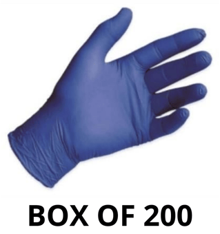 picture of Polyco Powder Free Blue Nitrile Disposable Gloves - BM-GN91/200