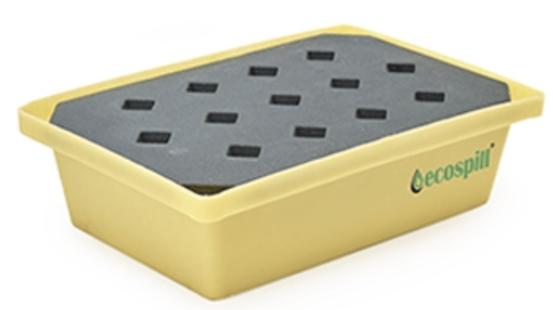 picture of Ecospill 20L Recycled PE Spill Tray with Grate - [EC-R3340604]