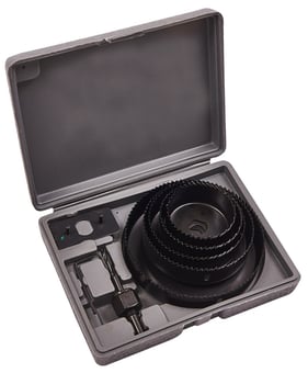 picture of Amtech 8 Piece Circular Hole Saw Kit - [DK-M1530]