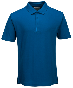 picture of Portwest T720 - WX3 Polo Shirt Persian Blue - PW-T720PBR