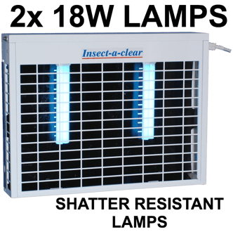 picture of Insect-a-clear Fusion-2 White with Shatter Resistant Lamps - [BP-FGF2SW]