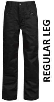 picture of Regatta Women's Pro Action Trousers - Regular Leg - Black - BT-TRJ601R-BLK