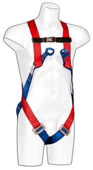Picture of Portwest - 2 Point Harness - Red - With Sliding Dorsal D-Ring - [PW-FP12RER]