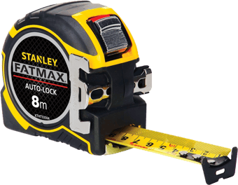 Picture of Stanley Tools - FatMax Autolock Pocket Tape 8m (Width 32mm) - [TB-STA033501]