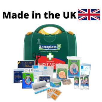 picture of Astroplast British Standard Large Green Box First Aid Kit FOOD HYGIENE - [WC-1003048] - (DISC-R)