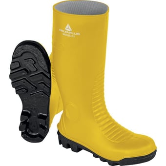 picture of Delta Plus S5 - Bronze2 PVC Safety Yellow-Black Boot - Midsole - Steel Toecap - LH-BRON2S5JA