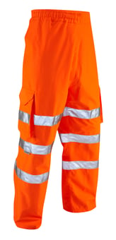 Picture of Breathable Executive Waterproof Cargo Orange Overtrousers - LE-L02-O