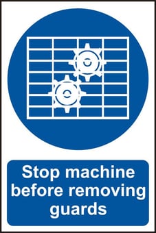 picture of Spectrum Stop machine before removing guards – PVC 200 x 300mm - SCXO-CI-0105