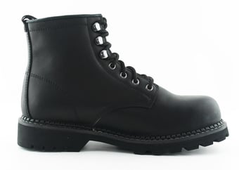 picture of Grinders S1P - Kestrel Black Oily Full Grain Leather Safety Boots - EN20345 S1P - Pair - GR-KES-BLK
