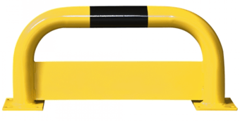 Picture of BLACK BULL Protection Guard with Underrun Protection - Indoor Use - Total Height: 350, Width: 750mm and Underrun Protection Height: 150mm - Yellow/Black - [MV-196.16.857]