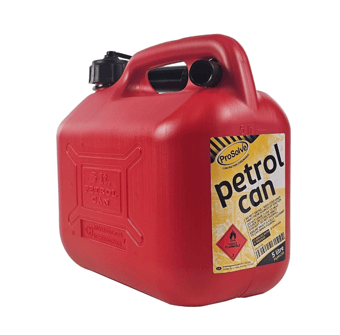 picture of ProSolve Plastic Fuel Petrol Can Red - 5 Litre - [PV-PVPFCR5]