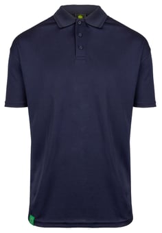 picture of Beeswift Envirowear Short Sleeve Recyclable Polo Shirt - Navy Blue - BE-EWCPKSSN