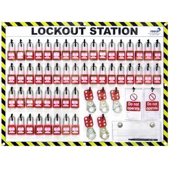 picture of Reece Lockout Station With Contents - 50 Lock - [RS-LSE305TT] - (LP)