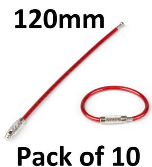 picture of Screwlock Cable - 120mm - Pack of 10 - [XE-H01030-10]