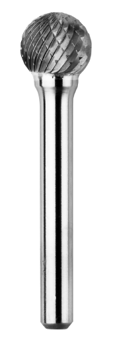 Picture of Abracs Carbide Burr Ball - D Shape - 6.0mm Spindle Diameter - [ABR-CBD121206DC]