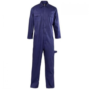 picture of Supertouch Basic Polycotton Coverall - Navy Blue - [ST-51901]