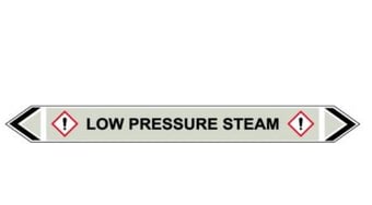Picture of Flow Marker - Low Pressure Steam - Grey - Pack of 5 - [CI-13431]