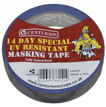 picture of 25mm x 25m - UV Resistant Blue Masking Tape - [SCXO-CI-TA107L]