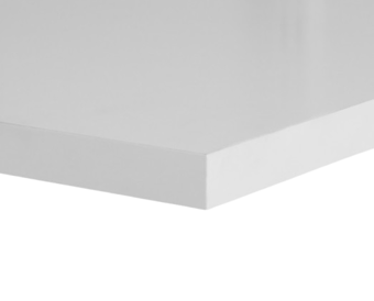Picture of BiGDUG TwinSlot Shelving Light-Duty White Melamine Shelf - 18h x 1000w x 300d mm - [BDU-TSWMEL1030]