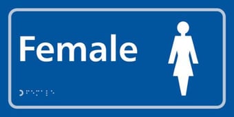 picture of Female – Taktyle (300 x 150mm)  - SCXO-CI-TK2200WHBL