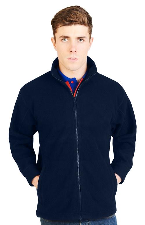 picture of Absolute Apparel Navy Alaska Full Zip Fleece - AP-AA605-NAV