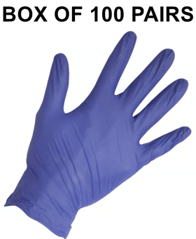 picture of Aurelia Sonic 200 Nitrile Examination Gloves Cobalt Blue - Box of 100 Pairs - SMX-9377A5 - (LP)
