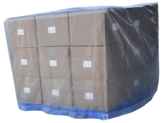 Picture of Waterproof Reusable Pallet Cover UK 90gsm Clear - 101cm x 123cm x 100cm - [LTR-UKPCLR-100CM]