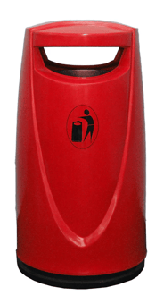 picture of Melba Swintex Darcy Litter Bin 90L - Red - [MLB-2DARCY-RED]