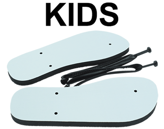 picture of Branded With Your Logo - Flip Flops + Straps - KIDS' Medium 19cm - Pair - [MT-FLIPS/KIDS/M]