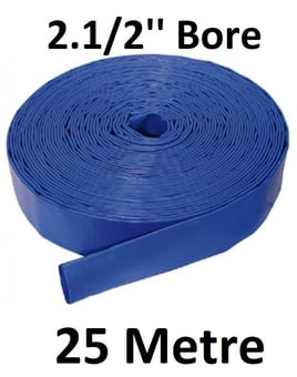 picture of Lightweight PVC Layflat Hose 2.1/2" Bore - 66.8mm O/D x 64mm - 25 Metre - [HP-LFL212/25]