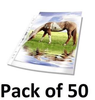 picture of Durable - Punched Pockets A4 Premium - Pack of 50 - [DL-267719]