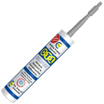 picture of C-Tec CT1 Silver Unique Sealant & Construction Adhesive - 290ml - [CTE-535706]