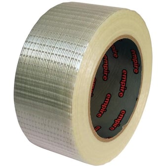Picture of Reinforced Crossweave Filament Tape - 24mm x 50mtr - Bi Directional Strength - [EM-115224X50]