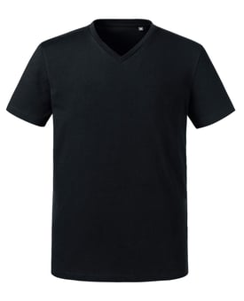 picture of Russell Men's V-Neck Tee - Black - BT-R103M-BLK