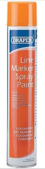 picture of Draper - Orange Line Marker Spray Paint - 750ml - [DO-41912]