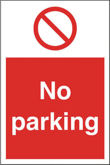 Picture of No Parking Sign - 200 x 300Hmm - Rigid Plastic - [AS-PR67-RP]
