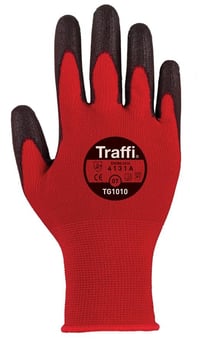 picture of TraffiGlove Classic 1 PU Coated Red Gloves - TS-TG1010 - (LP)