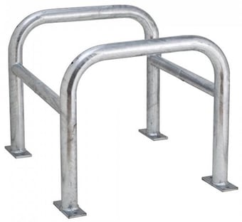 Picture of TRAFFIC-LINE Column Protector - Outer Dims. 600 x 720 x 720mm - Inner Dims. 600 x 600mm - Hot Dip Galvanised Finish - [MV-200.26.195] - (LP)
