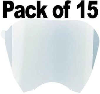 picture of Moldex - Faceshield Protectors For 9000 Series Full Face Mask - Pack of 15 - [MO-9993]