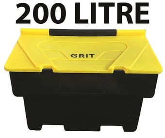 picture of 200 Litre Capacity Yellow Eco-Friendly Grit Bin - [SL-304QPA100]