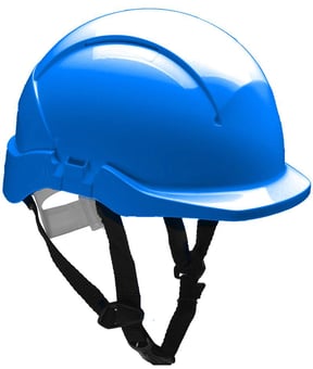 picture of Centurion Concept SecurePlus/Linesman Blue Safety Helmet - Reduced Peak - Slip Ratchet - Non Vented - [CE-S08CBL]
