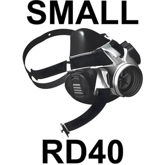 picture of MSA - Advantage 410 - Half-Mask Respirator - RD40 - Small - [MS-10102276]