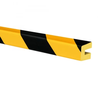 Picture of Moravia 1000mm Yellow/Black Push-fit Traffic-line Protection - U-Profile Rectangle 30/25/8 mm - [MV-422.24.758]