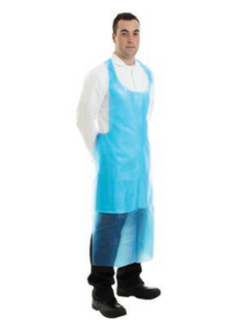 picture of Supertouch - PE Aprons on a Roll of 100 Aprons - Blue 69x122cm - [ST-40912]